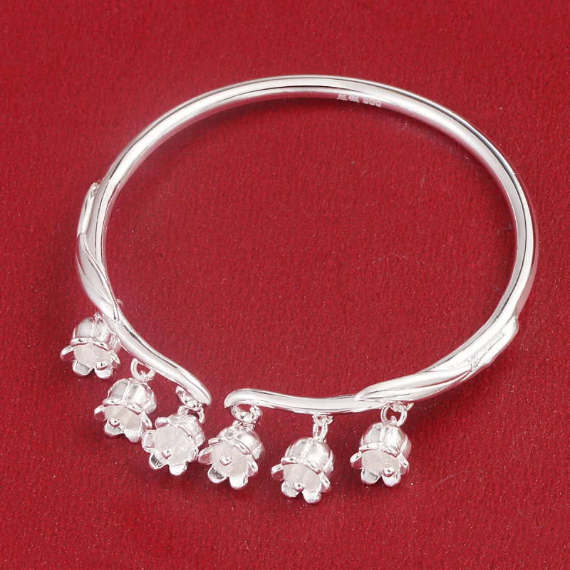 

Браслет с цветком Fairy Lily Of Valley Bell из ценных цветов