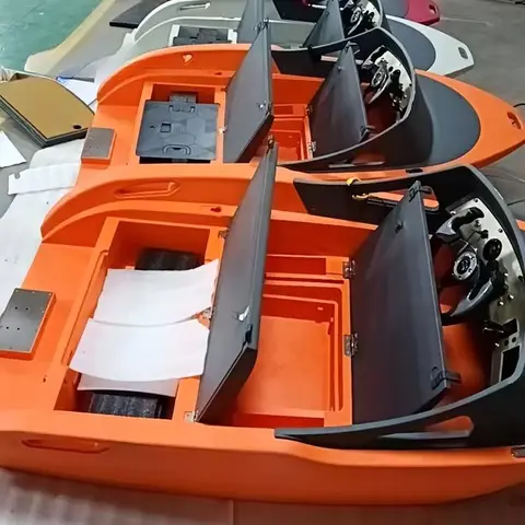 2025 atacado mini barco de karting elétrico personalizável 15000w 15kw ir para mini jet rush wave
