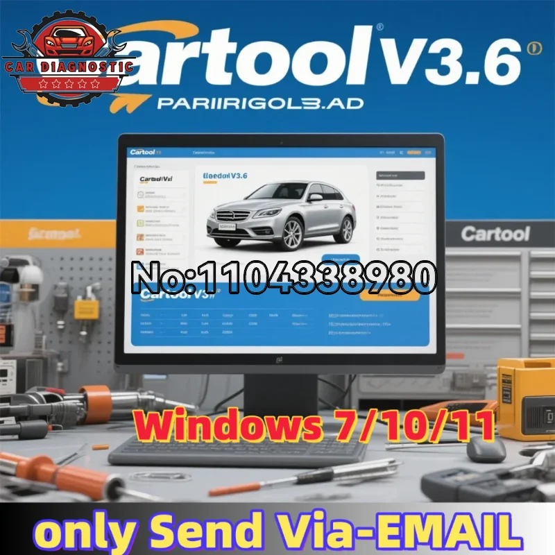 

2025 НОВЫЙ автомобильный инструмент CarTool 3.6 для Immo и подушек безопасности, сброс программного обеспечения для ремонта автомобилей, аксессуары для авто Windows 7/10/11