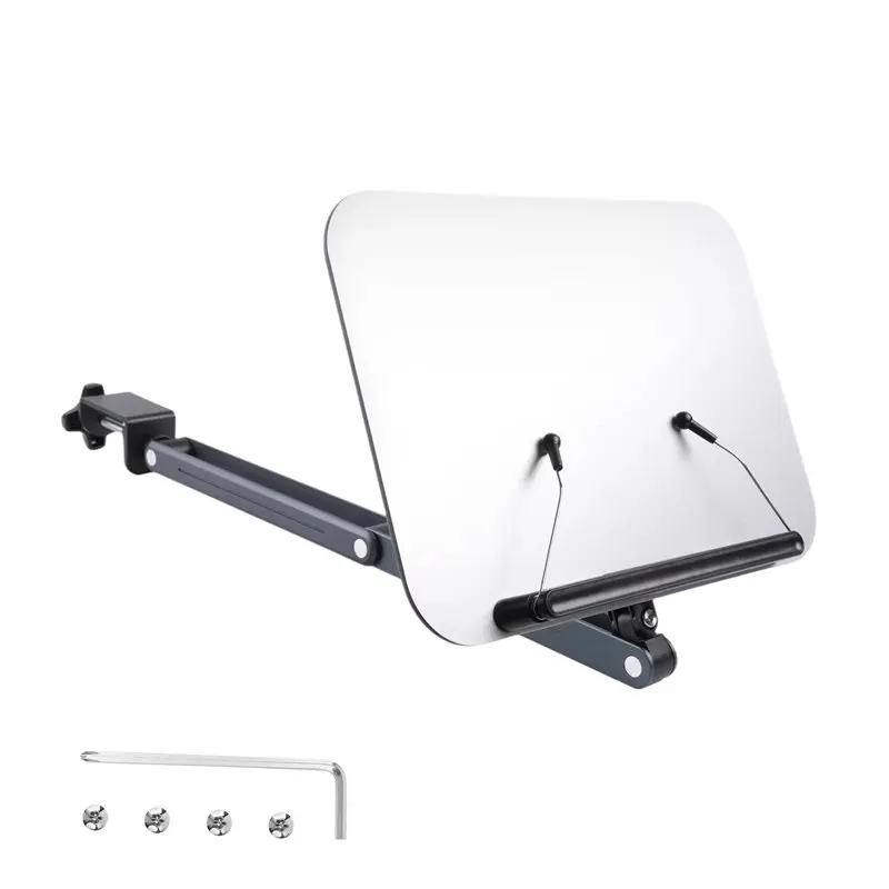 Etagere-a-livres-a-fixation-sur-bureau-pour-la-lecture-conception-ergonomique-hauteur-reglable-jusqu'a-20-pouces-avec-support-de-livre-de-recettes-a-base-pivotante
