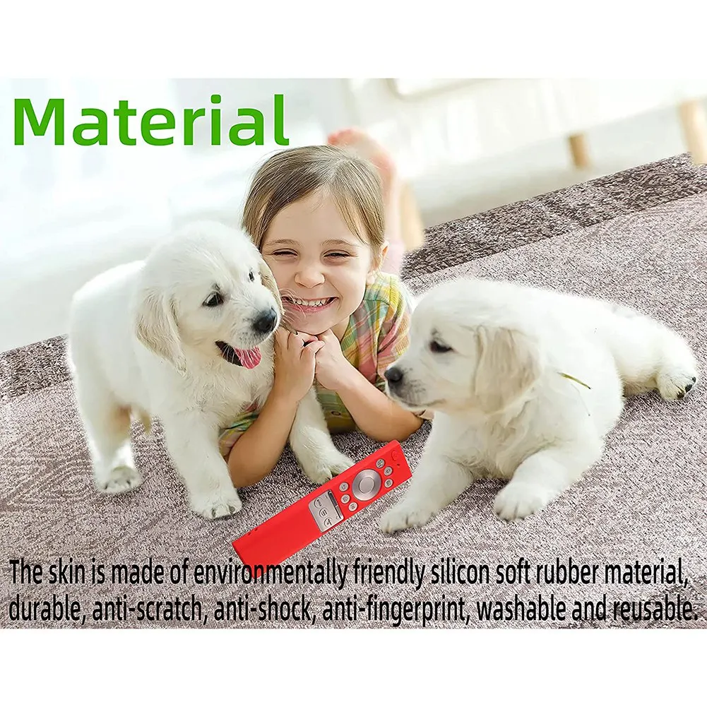 Защитный силиконовый чехол для Samsung Smart TV серии BN59, противоскользящий Ударопрочный силиконовый чехол (черный)