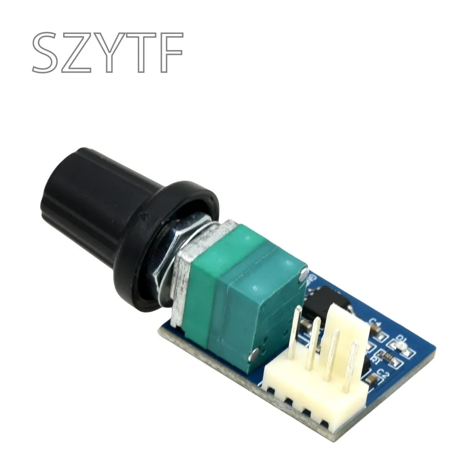 Fan governor PWM speed controller 12V single channel 4 pin low power mute for computer case fans