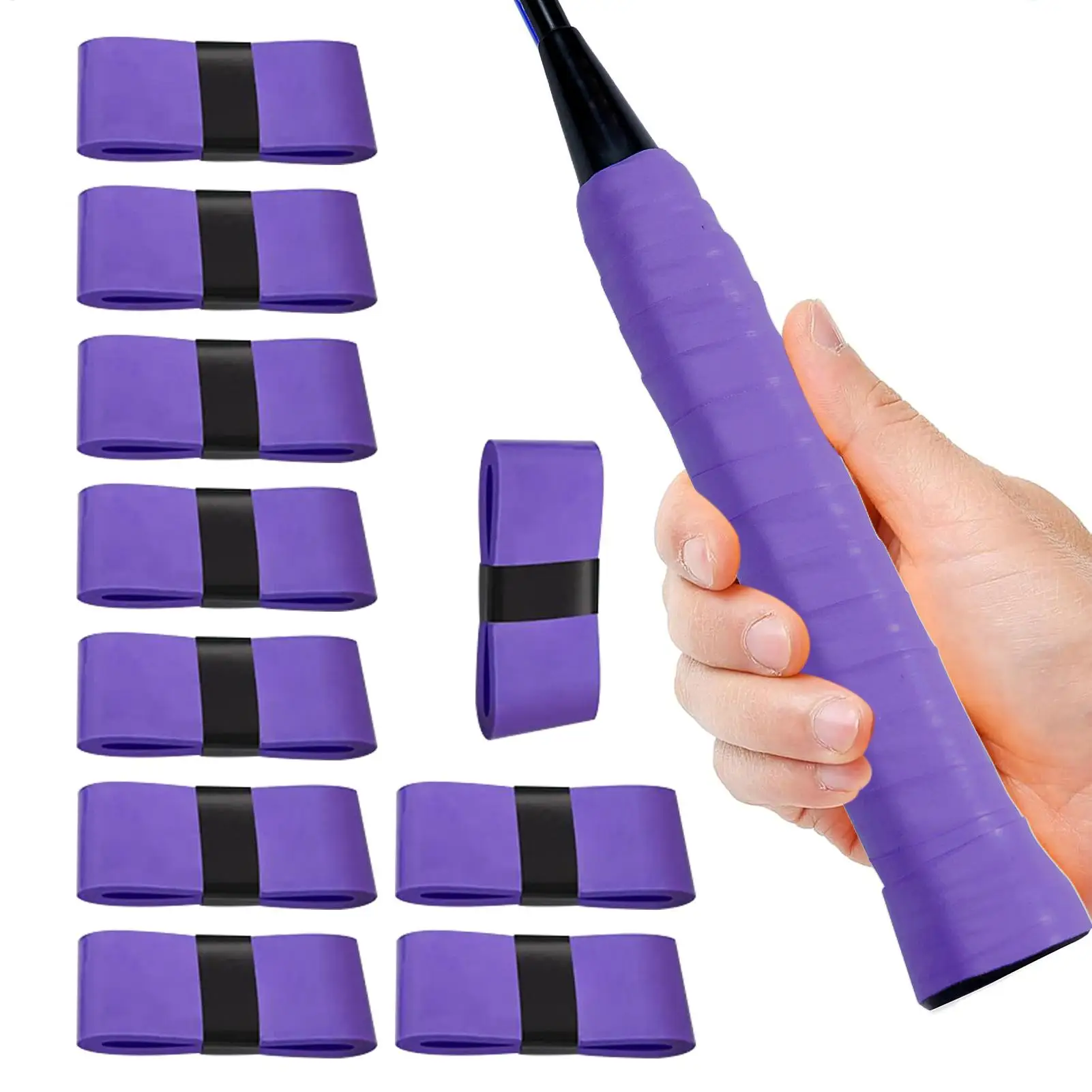 

Tennis Wrap 10 Pieces Pickleball Overgrip Racket Grips Sweat Absorbent Racquet Wrap Sports Practice Accessories For Baseball