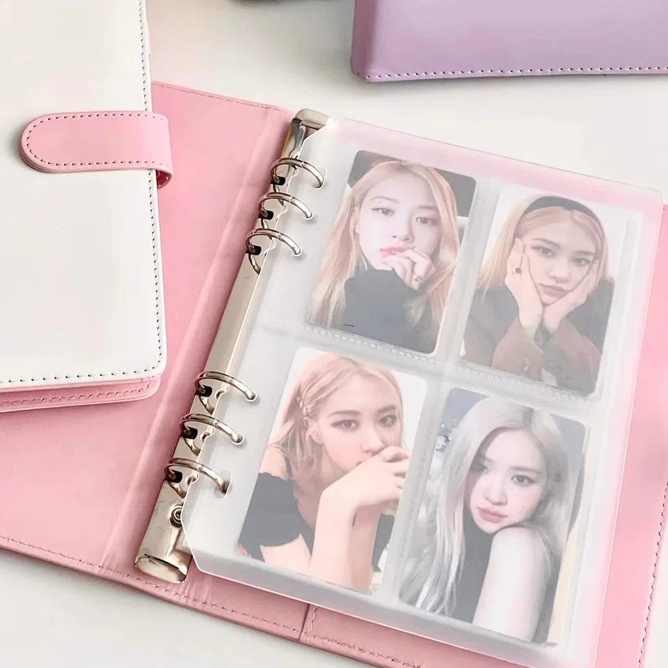 ♡現品限り♡ デコバインダー マカロンバインダー ワインレッド×黒 A5 A5/A6 マカロンバインダーノートブック & DIY フォトカード収集ブック