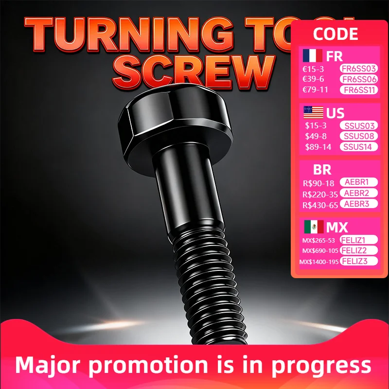 

CNC lathe tool shank screw M5*25/M4*12/M5*18/M3*8C/M4*10C double head screw MCS625/520/620/830national standard screw lathe bolt