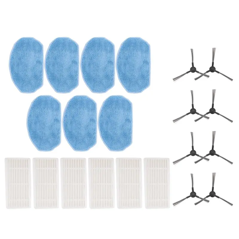 

Комплект аксессуаров CHCH, 21 шт., для робота-пылесоса Midea VCR04W, запасные части, боковая щетка, фильтр Hepa, салфетка для уборки