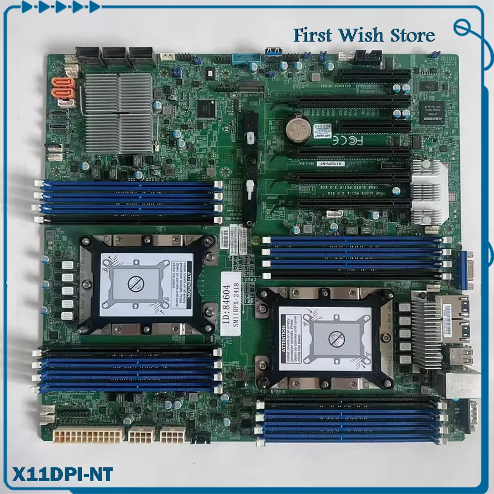 

For SUPER-MICRO Workstation motherboard Dual 10 Gigabit Ethernet ports X11DPI-NT