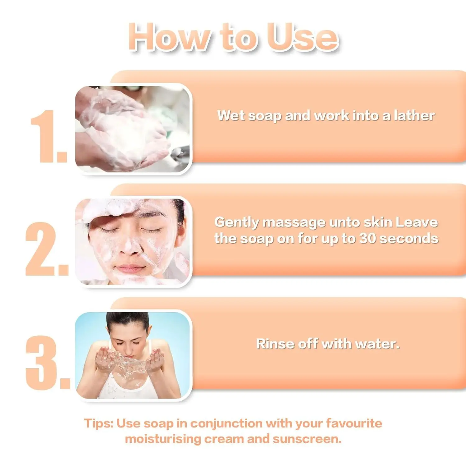 صابون كوجيك حمض الزنجبيل الكركم المصنوع يدويًا لتبييض البشرة وتنظيفها العناية بالحمام الطازج وغير الدهني #5