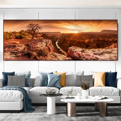 Landscape Grand Canyon National Park Arizona Usa Canvas Painting Posters and Prints Wall Art Pictures Room Home Decor No Frame