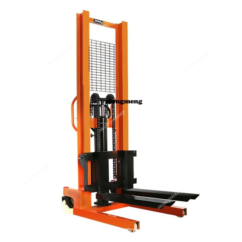 

Manual Hydraulic Hand Pallet Stacker 1Ton 2Ton Warehouse Forklift Low Profile Easy Operation Durable Steel