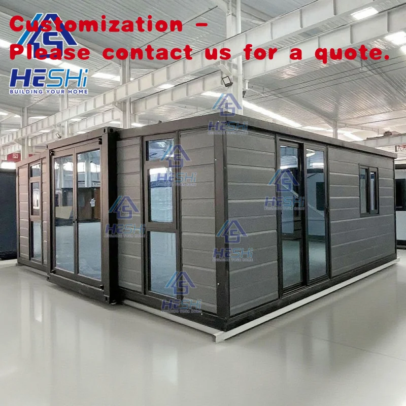 

custom.Ready Made 2 3 4 5 Bedroom Prefabricated 20Ft 40Ft Expandable Container House Luxury Prefab Foldable Portable