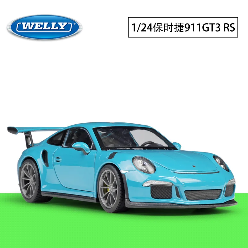 

WELLY 1:24 1974 Porsche 911 Turbo 3.0 Alloy Sports Car Model Diecast Metal Toy Vehicle Simulation Collection Kids Birthday Gifts