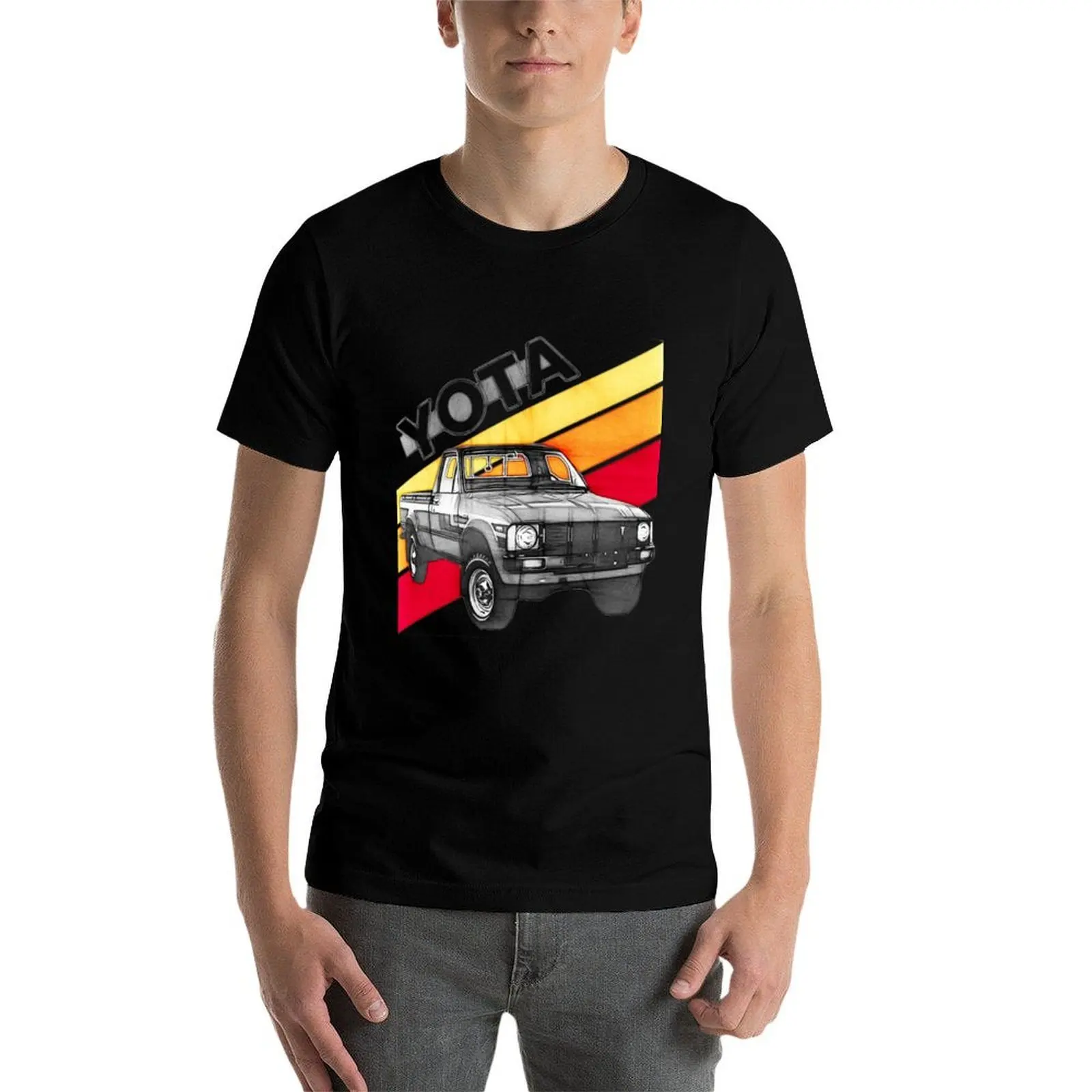 prints graphic funny man shirts t shirts with truck t YOTA pickup T-Shirt Vintage