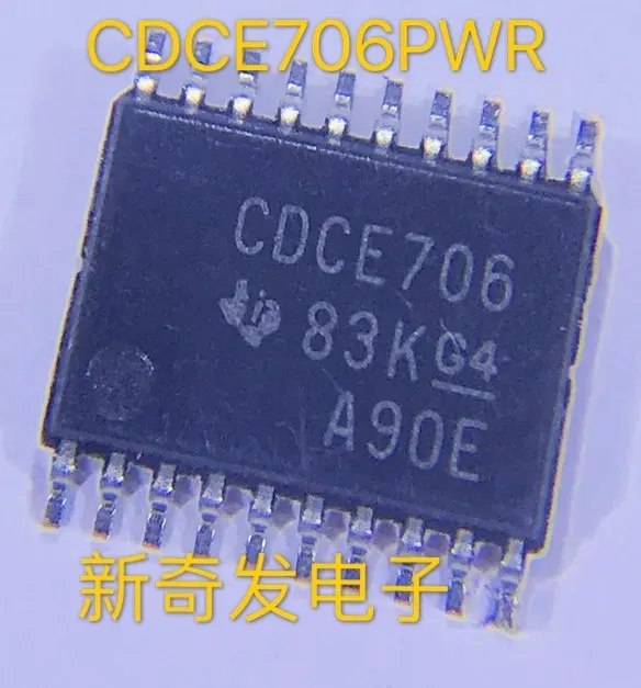 CDCE706PWR Silk Screen CDCE706 TSSOP20 Clock Synthesizer PLL Frequency Synthesizer Brand New and Original