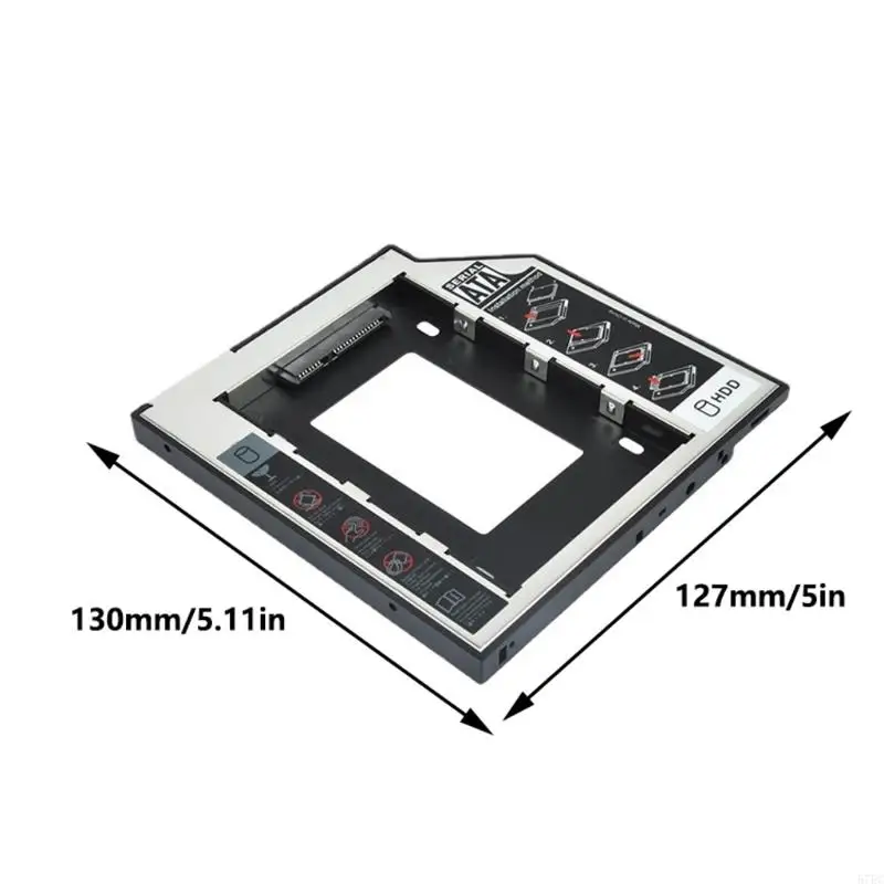 Laptop Universal 9.5mm 12.7mm SSD HDDS Caddys Case Adapter untuk Optical Bay