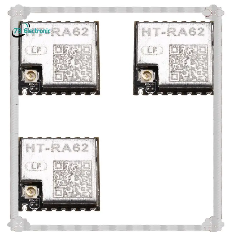 จัดส่งตลอด 24 ชั่วโมง 3X HT-RA62 โมดูลซีรีส์ลอร่า SX1262 การพัฒนาขั้นที่สองรองรับโปรโตคอลลอราวัน 433-510 เมกะเฮิรตซ์