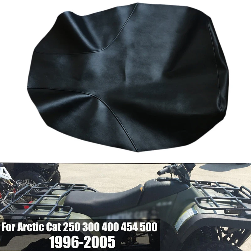 

ATV Soft Seat Cover Cushion Cover For Arctic Cat 250 300 400 454 500 Bearcat 454 1996-2005 Black