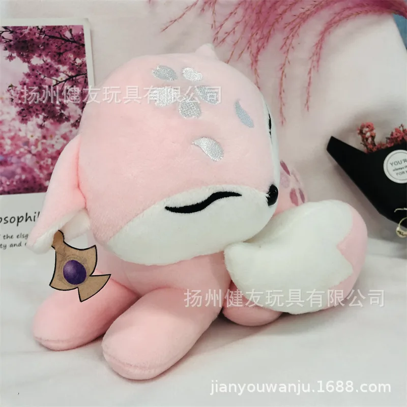 

NEW 20CM Game Genshim Impact Yae Miko Fox Plush Dolls Cosplay Genshin Xiao Bird Kawaii Pink Toys Birthday Gifts