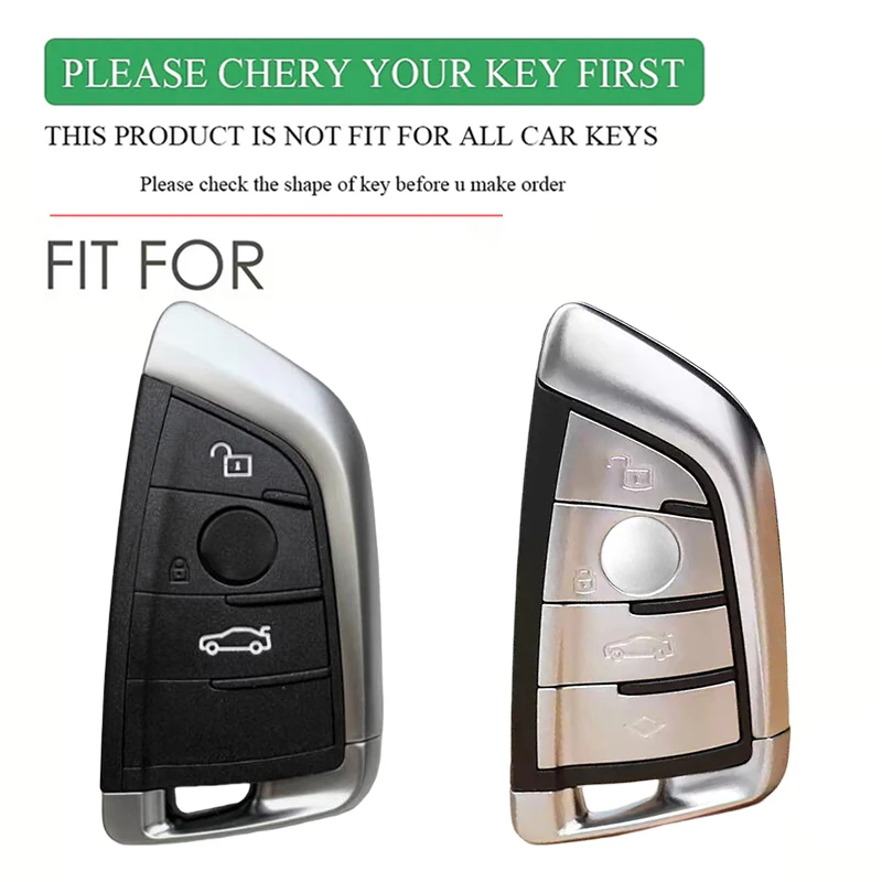 Silicone Car Key Cases Smart Remote Control Fobs Protector Cover Skin For BMW 1 3 4 5 6 7 Series F20 F30 F32 F07 F12 F02 F25 F26