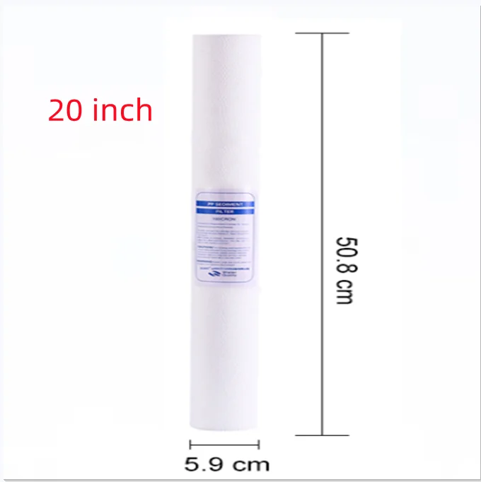 Water purifier pure water machine water dispenser replacement front 10 inch 20 inch big fat man PP cotton filter accessories