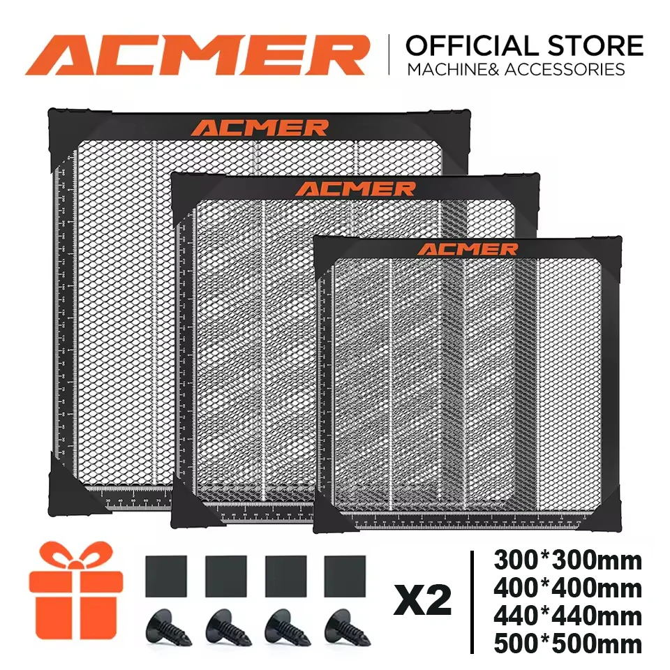 ACMER Honeycomb Bed Work Table Universal Laser Honeycomb For Diode Laser Engraving Cutting Machine 300 400 500mm Accessories