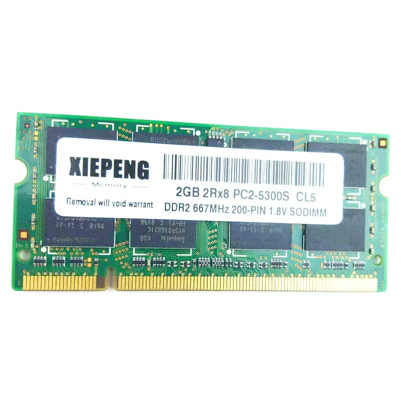 

Laptop RAM 2GB 2Rx8 PC2-5300S DDR2 1gb 667 MHz 4G pc2 5300 for Q308 Q68 R23 R18 R25 R20 Q1 X11 X22 R18 R25 R40 Notebook Memory