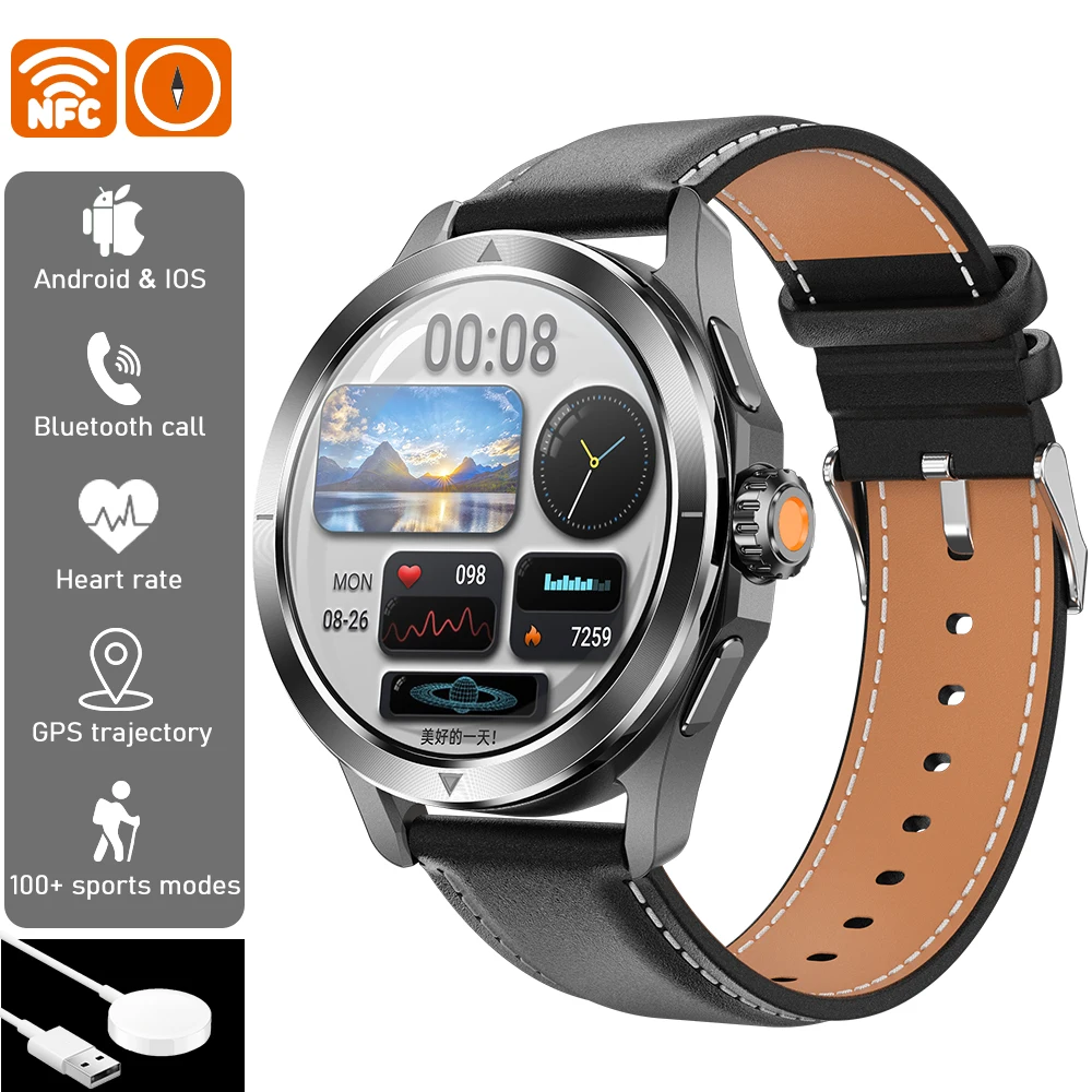 2025 New S4 Ultra For Xiaomi Smart Watch GPS Bluetooth Call Blood pressure Health watch Heart Rate Waterproof Sport Smart watch
