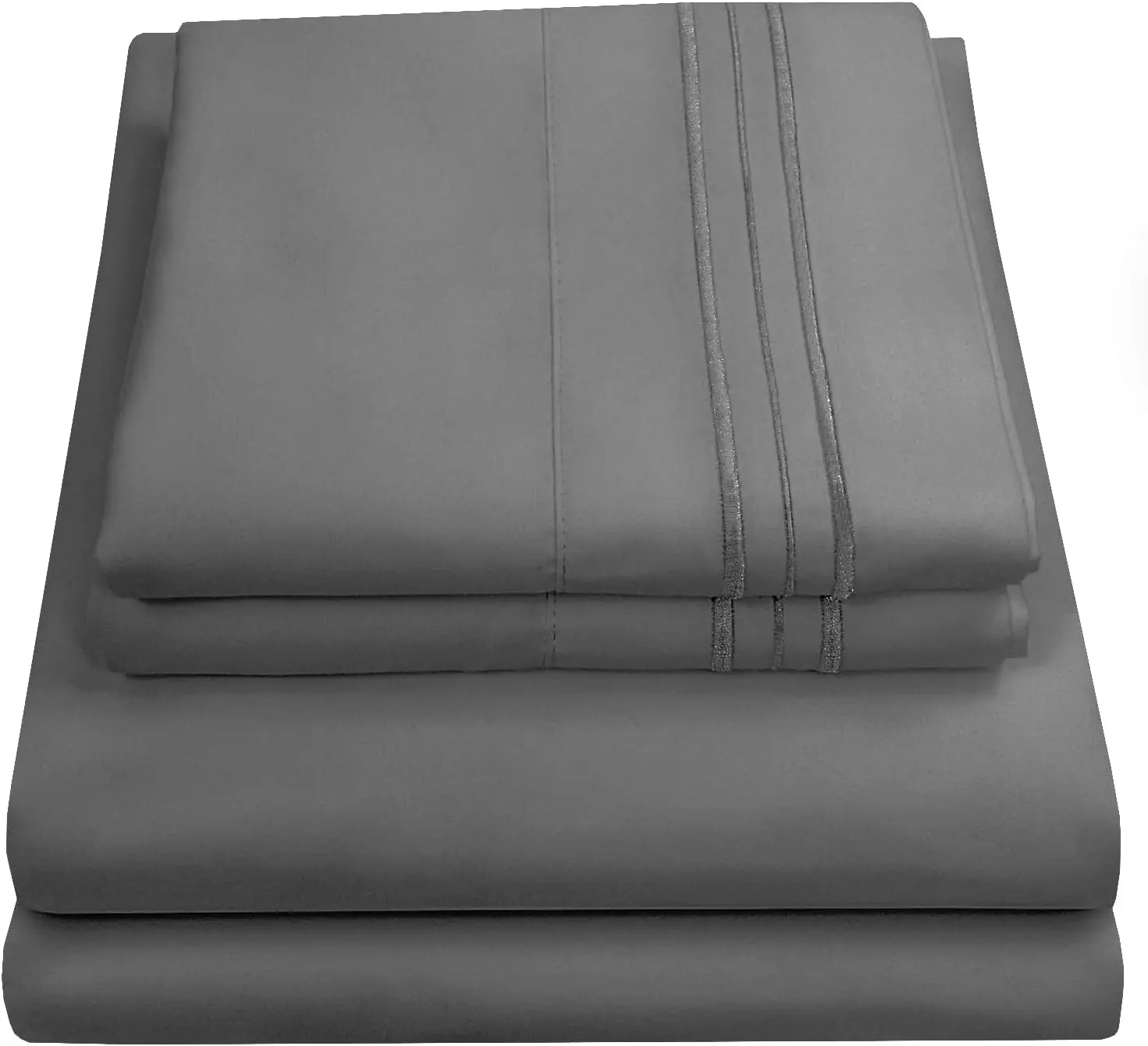 

Queen Size Bed Sheets - Breathable Luxury Sheets with Full Elastic & Secure Corner Straps - 1800 Supreme Collection Extra Soft