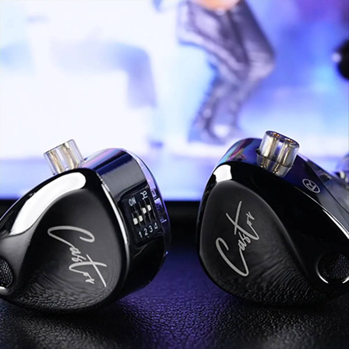 ABAN  Castor in Ear Headphones HiFi Sound Noise Isolating Dual-Dynamic Driver Wired Earbuds Improved NO MIC