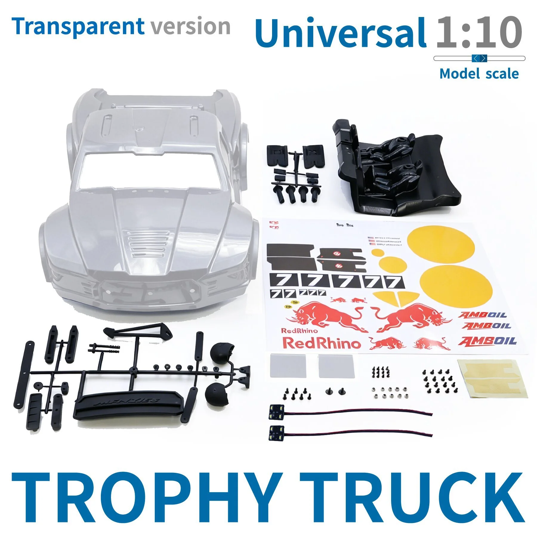 1:10 Short Course Truck PC Car - Body Shell Rc recensie en prijs