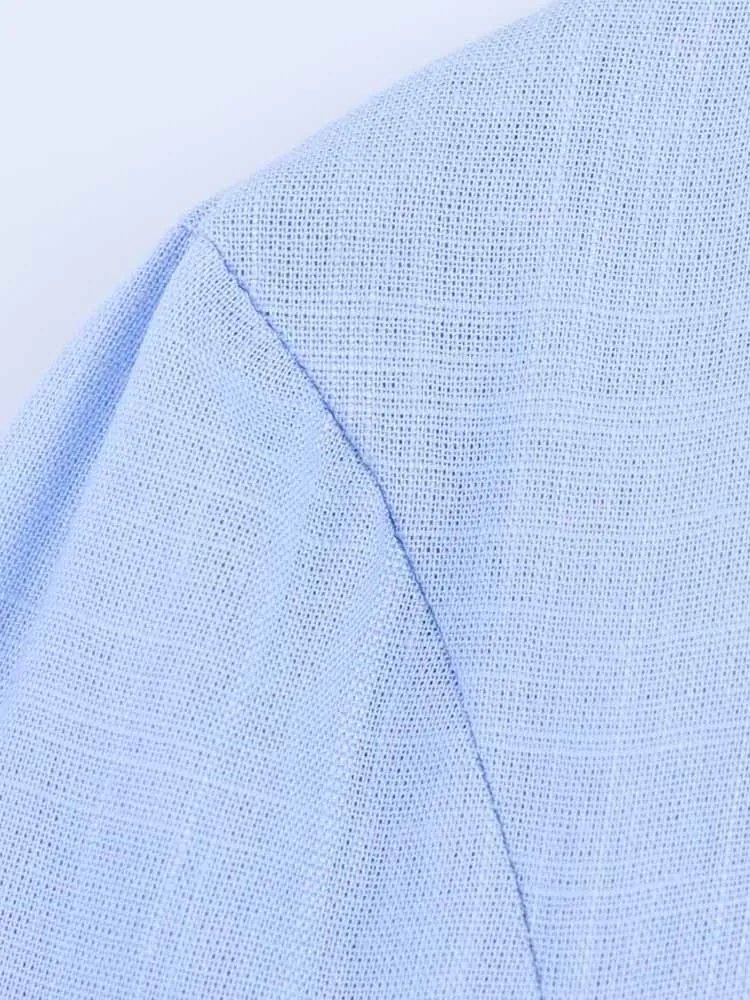 European style new women's fashion temperament pleated effect open-front suit jacket wide-leg pants suit