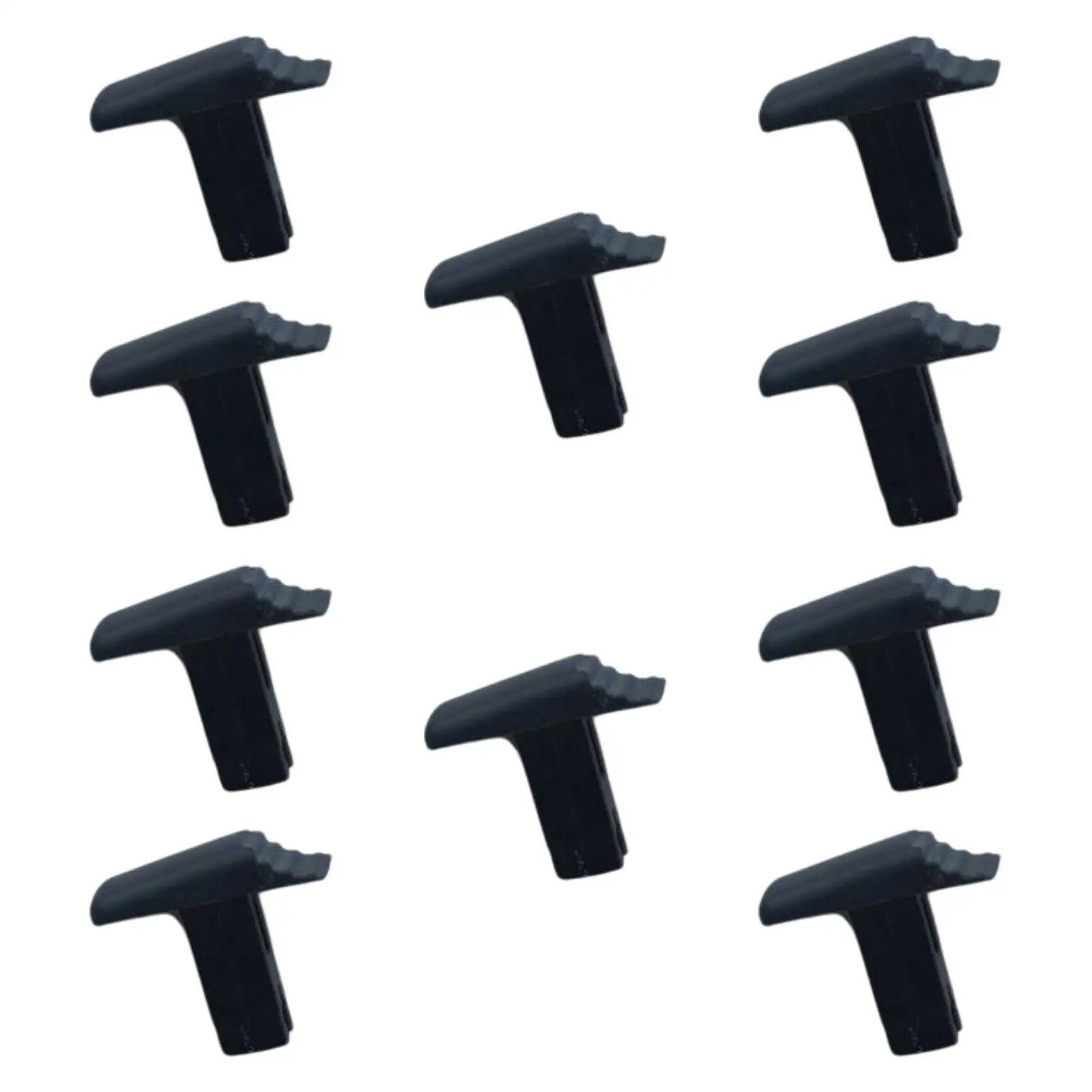 

10PCS Telescopic Ladder Switches Ladder Accessories Black Multifunctional