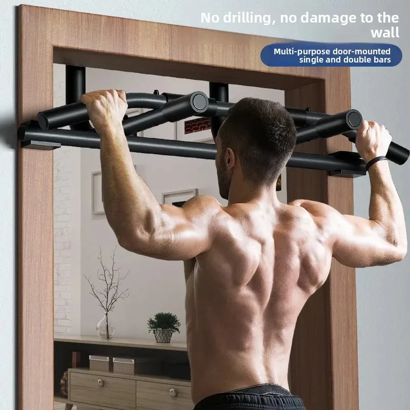 Multi Functional Door with Single and Double Bars, Indoor Door Wall Frame, Single and Double Bar Pull Up, Home Parallel Bars