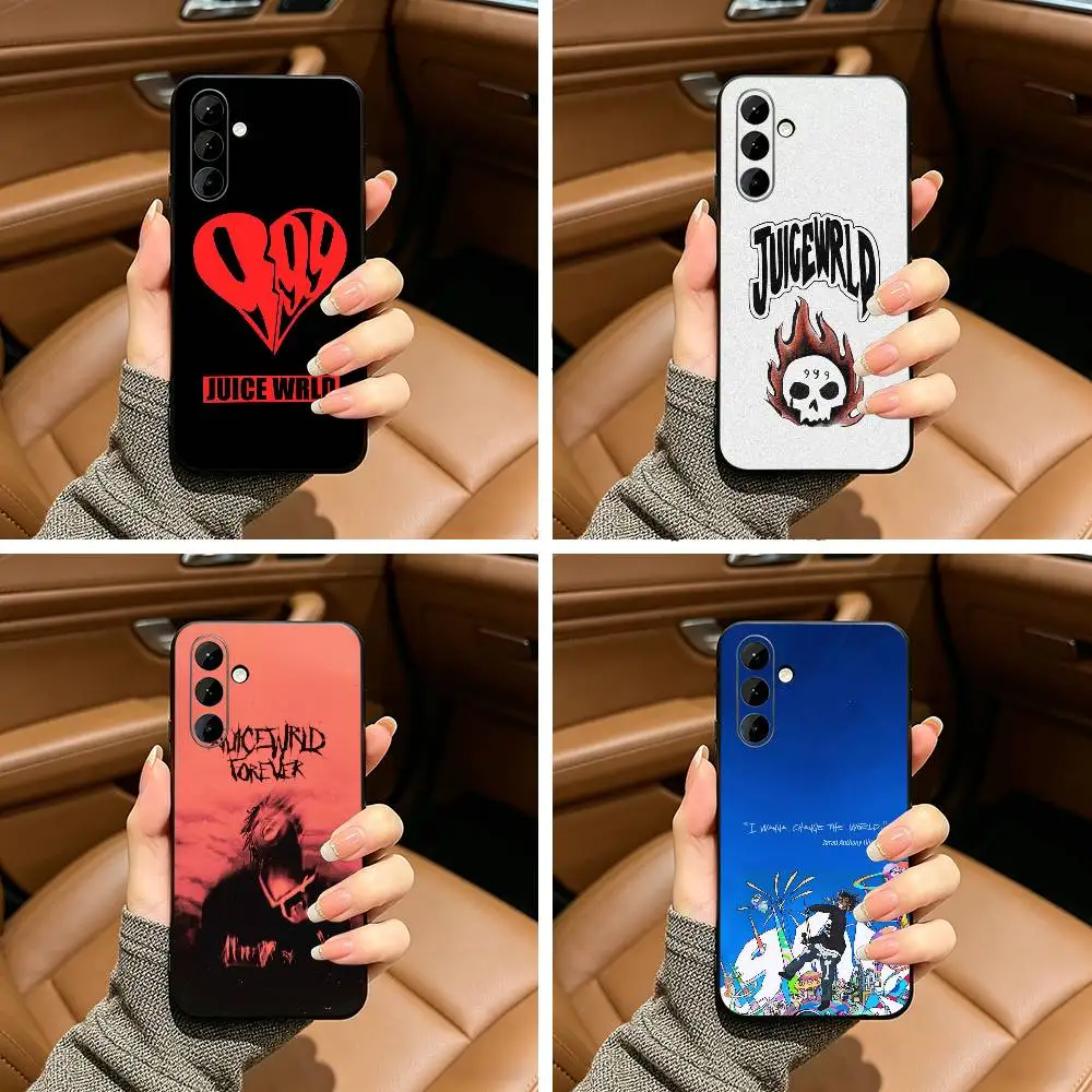 Dark Hip Hop 999 J-Juice -W-Wrld Soft Silicone phone Case for Samsung Galaxy A73/A71/A72/A70/A53/A52/A51 - Black