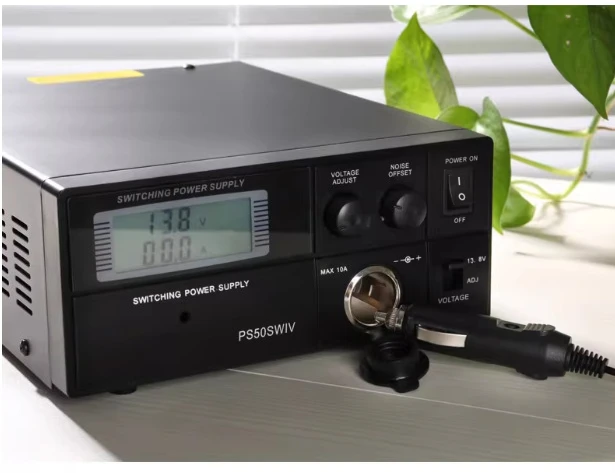 50A Power Supply 13.8V DC 4th Generation for Shortwave Radio Mobile Communication PS50SWIV 50 Amp