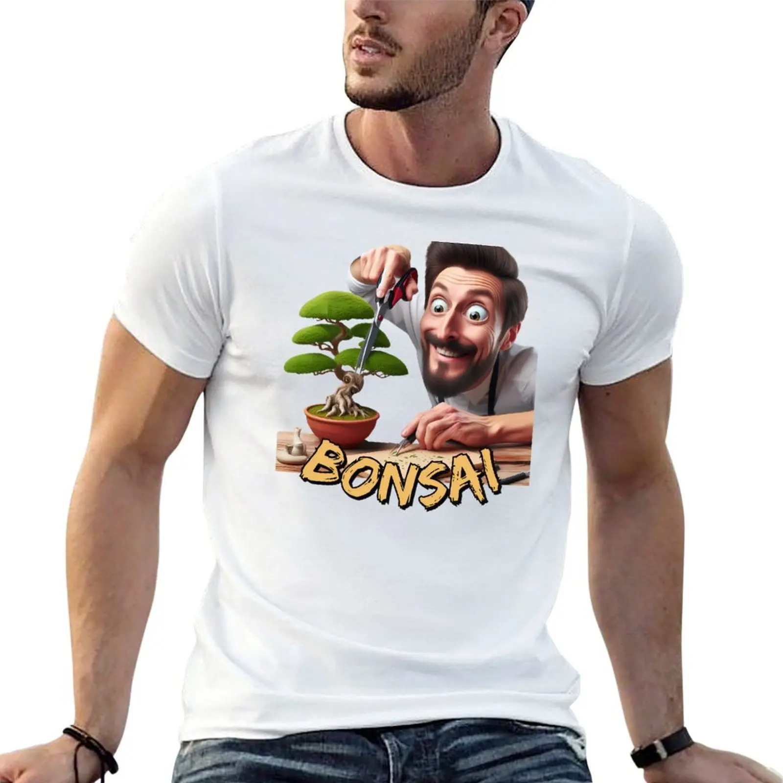 Bonsai of the Sniffer T-Shirt Functional Casual Short Sleeve Tee