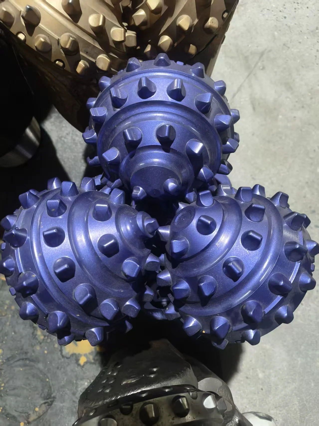 Broca tricónica de aço carbono forjado de 12 polegadas para perfuração de poços de água