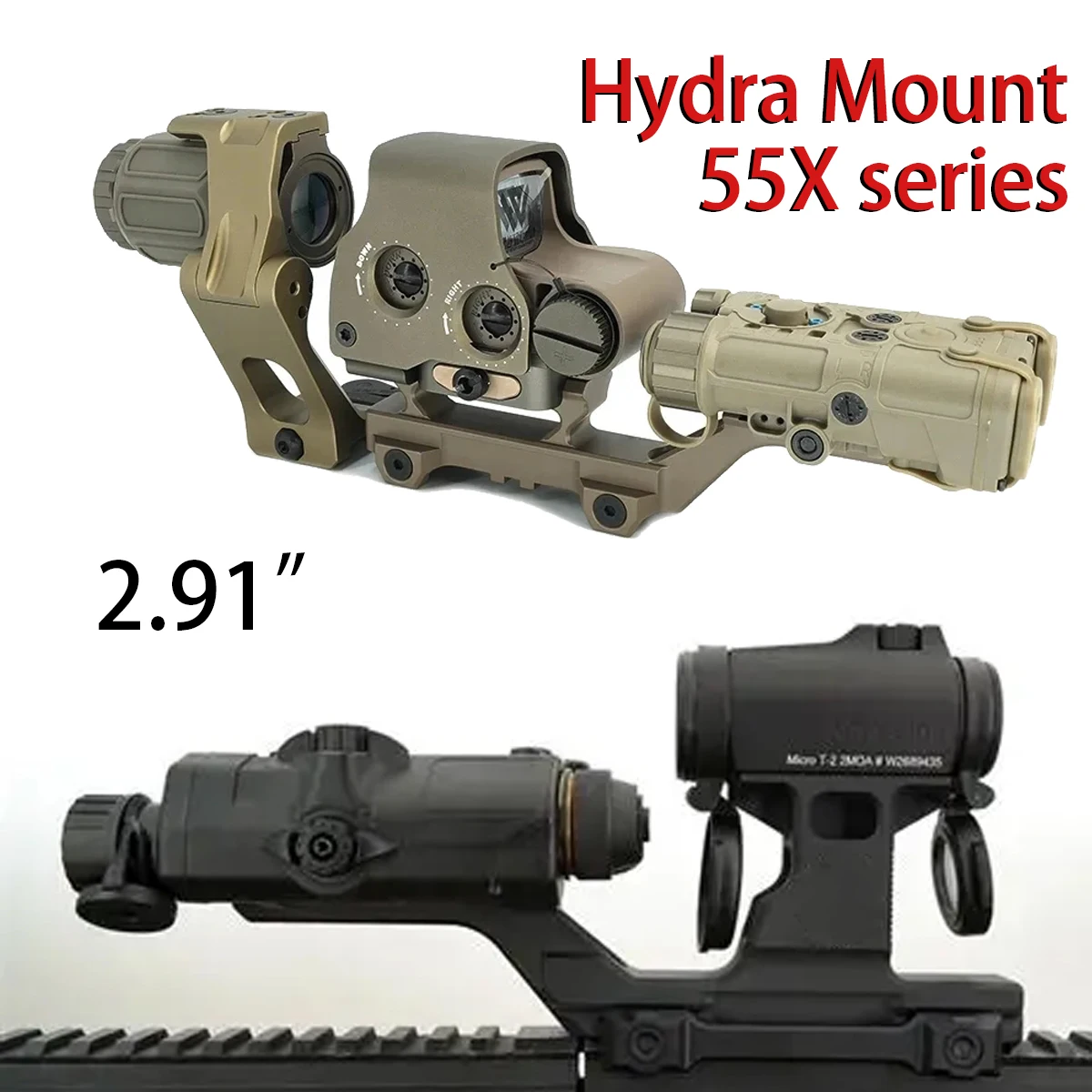 2.91" Hydra Mount F…