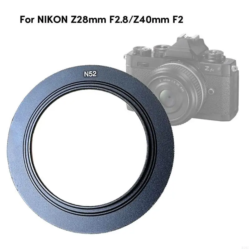 Aluminum Alloy Lens Shade LH-N52 Replacement for Z 40mm Z 28mm F/2.8