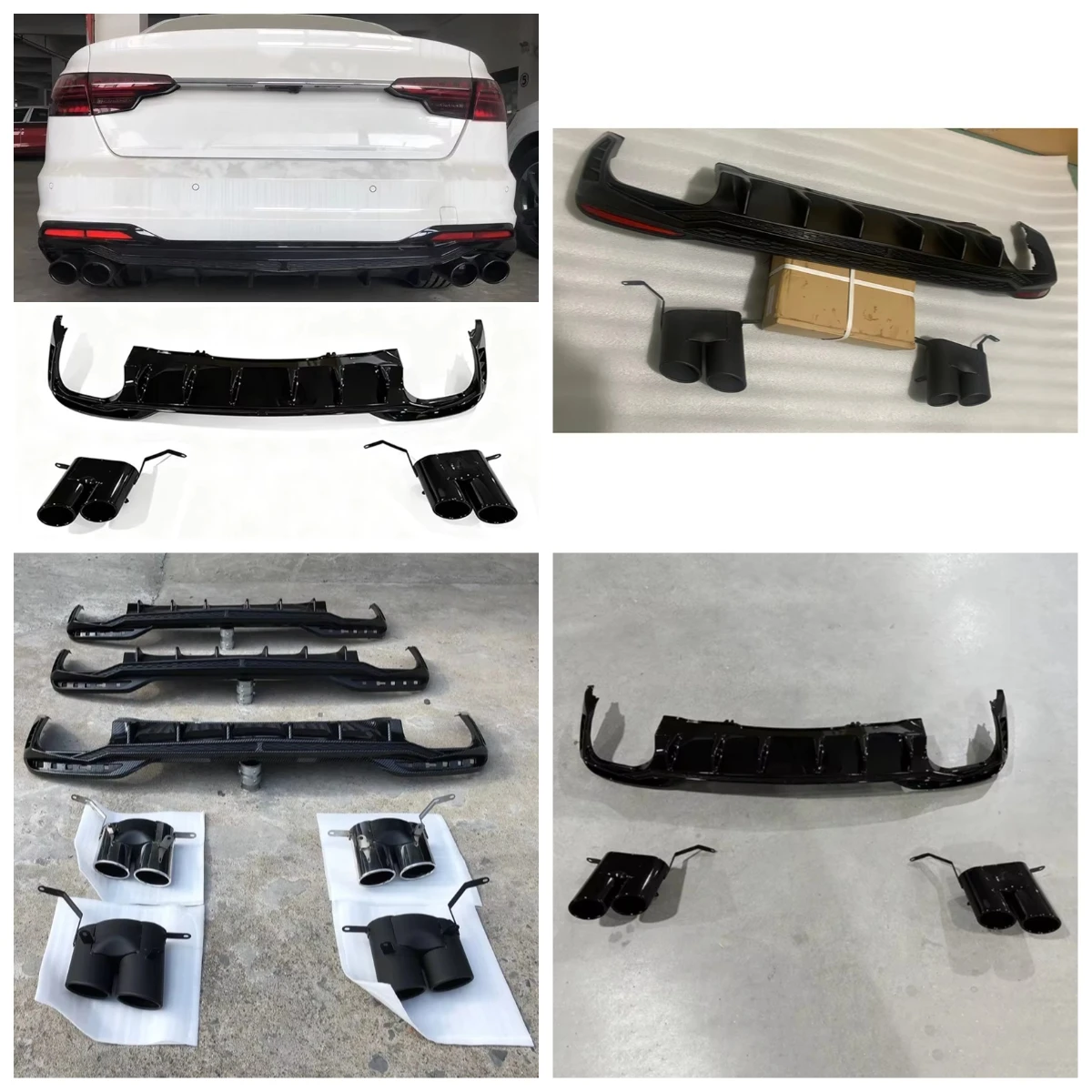 

Горячая распродажа: Комплект обвеса Stlf S-line (стандартная версия) — задний бампер-диффузор с насадками на выхлопную трубу для A4 S4 B9.5 в стиле RS4, 2020-2023 гг.