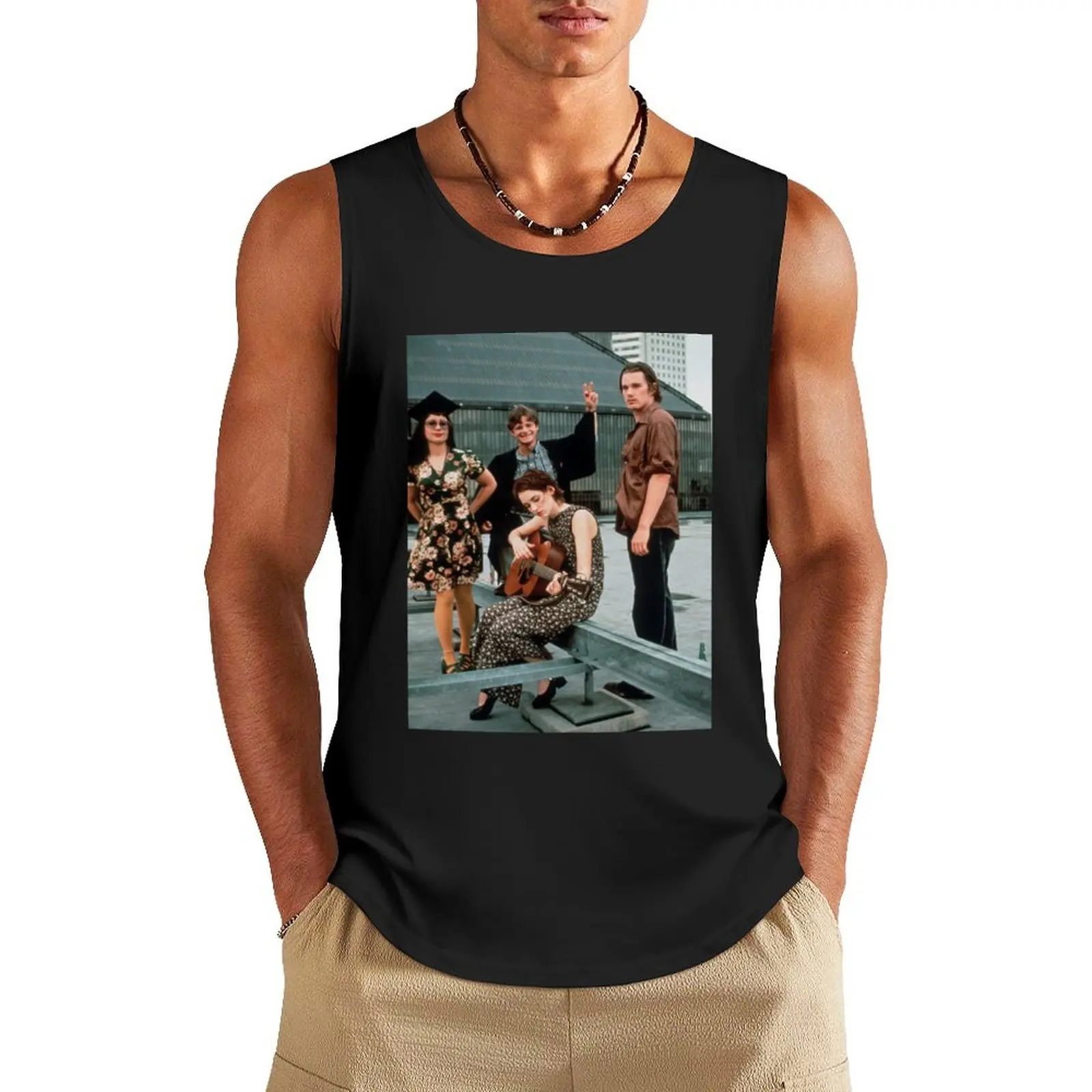 

reality bites movie 90s movie Tank Top Sleeveless top anime t-shirts gym shirt man