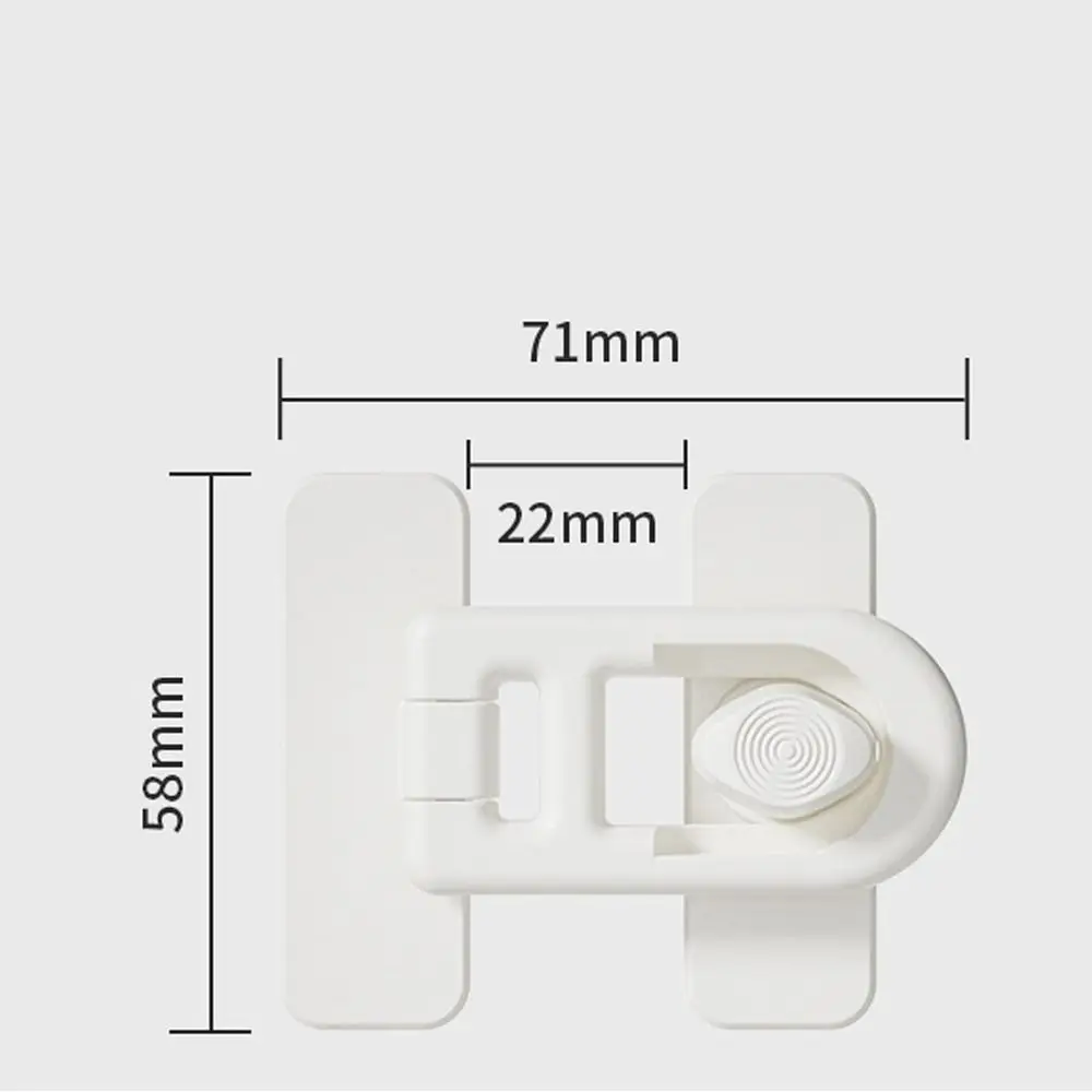 Portable Plastic Baby Safety Lock Multifunction Useful Refrigerator Door Latch Kids Security Protection Cabinet Drawer Lock