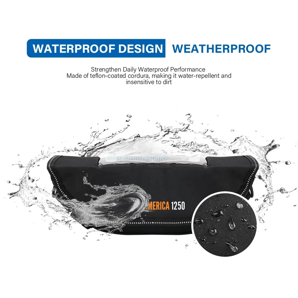 Motorcycle Accessories Handlebar Bag For Pan America 1250 Special 2021 PanAmerica RA1250S Portable Waterproof Phone Bags 3
