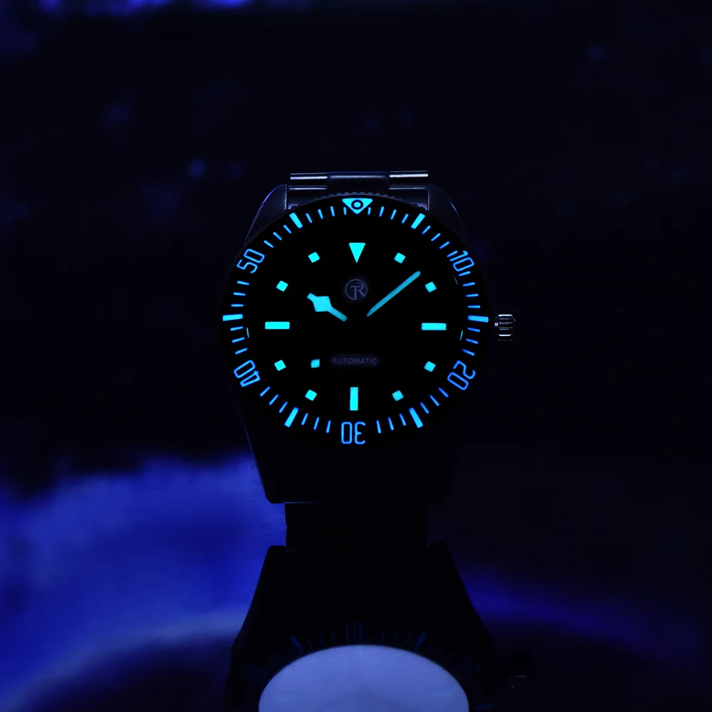 2025 novo design pagani super luminoso relógios mecânicos masculinos topo de luxo nh35 relógio automático masculino ar safira à prova dwaterproof água