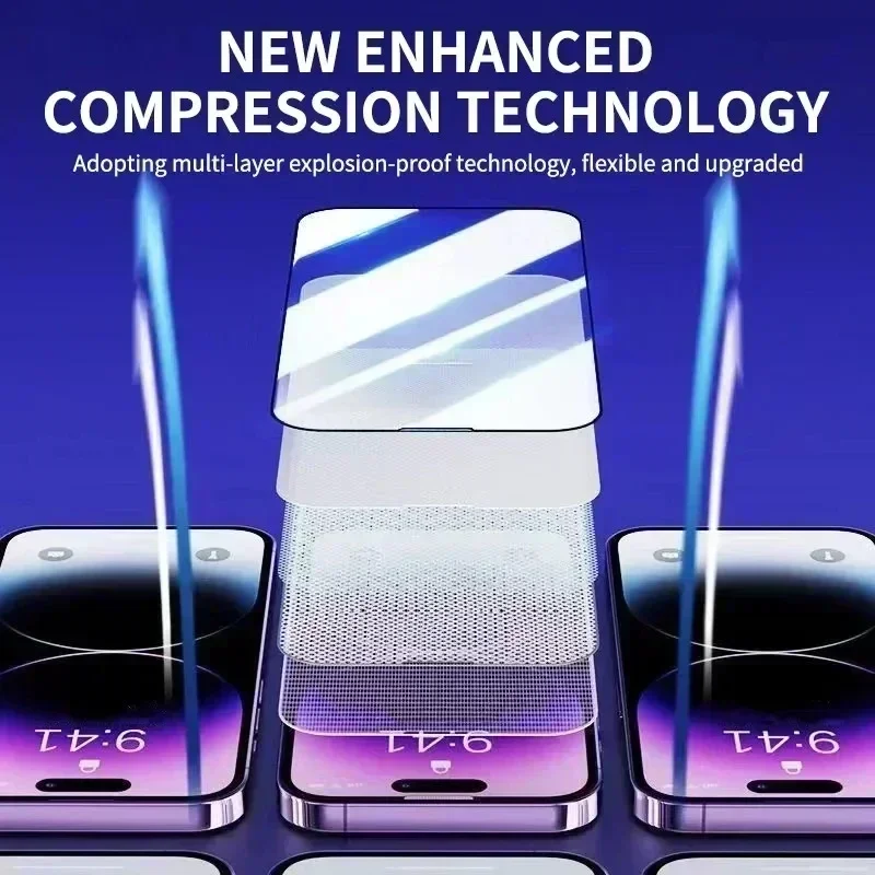OPPO F23 F25 F29 F21S F27 Pro Plus 4G 5G HD 고화질 강화유리 필름 5개입 먼지 방지 간편 부착 스크린 보호필름
