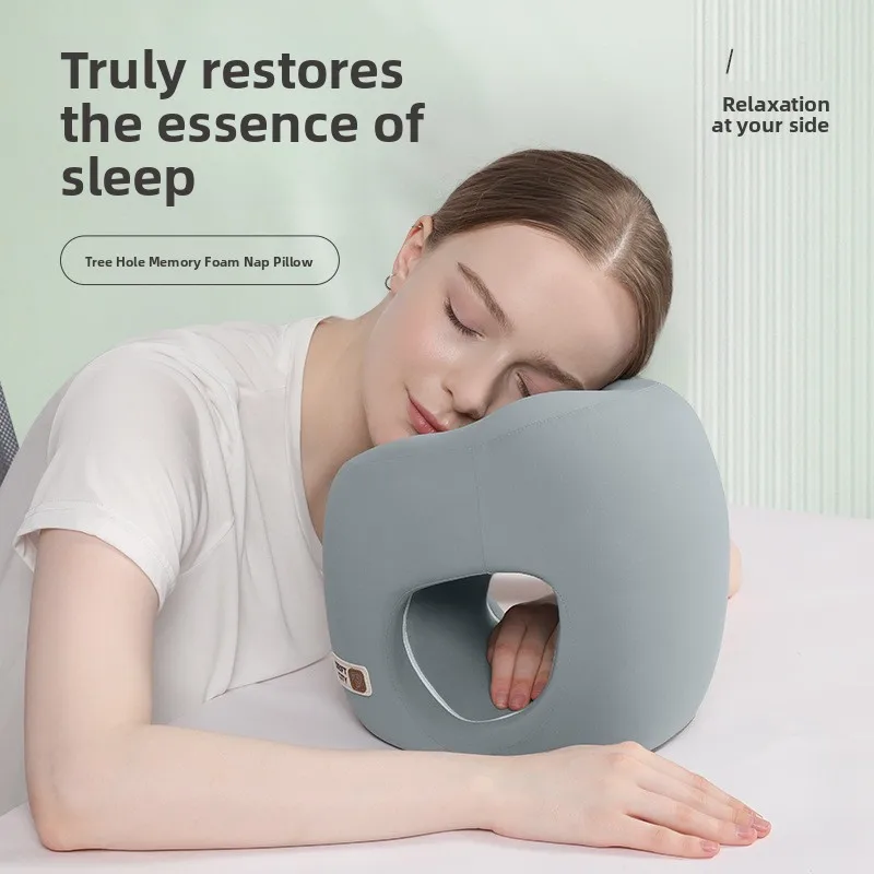 

Подушка для сна за столом: для офиса, дома, студентов. Мягкая, удобная, из полиэфирного волокна.