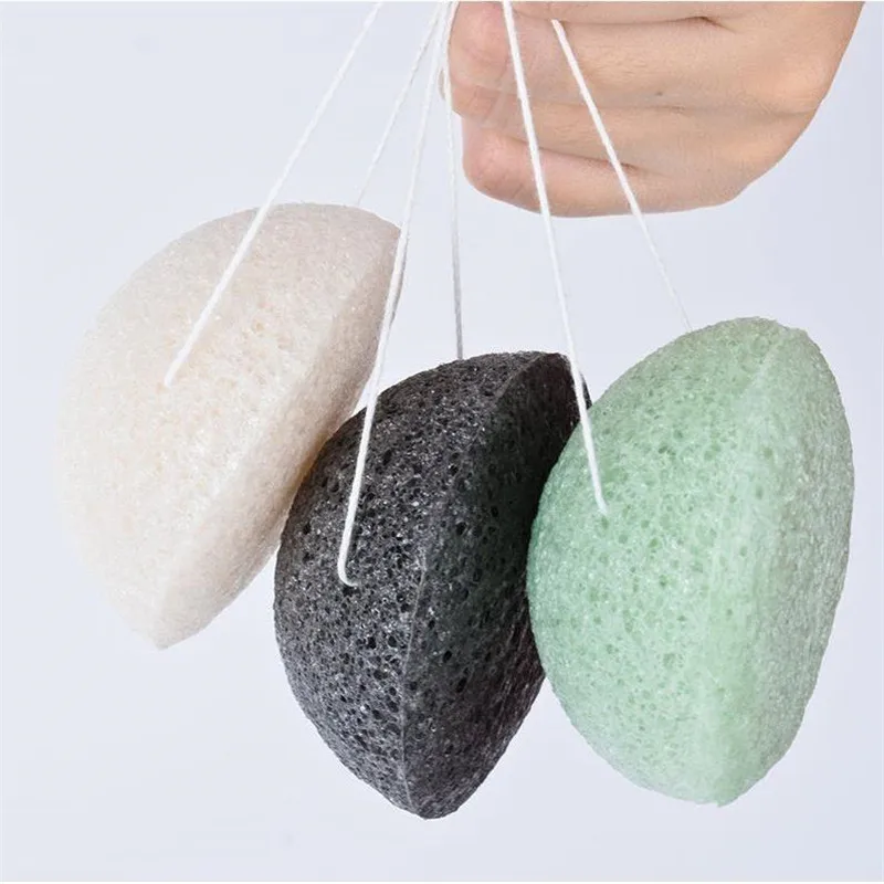 إسفنجة كونجاك الطبيعية لبشرة الوجه - إسفنجة غسيل الوجه اللطيفة لتنظيف البشرة الحساسة للرجال/النساء للعناية بالبشرة أثناء السفر #4