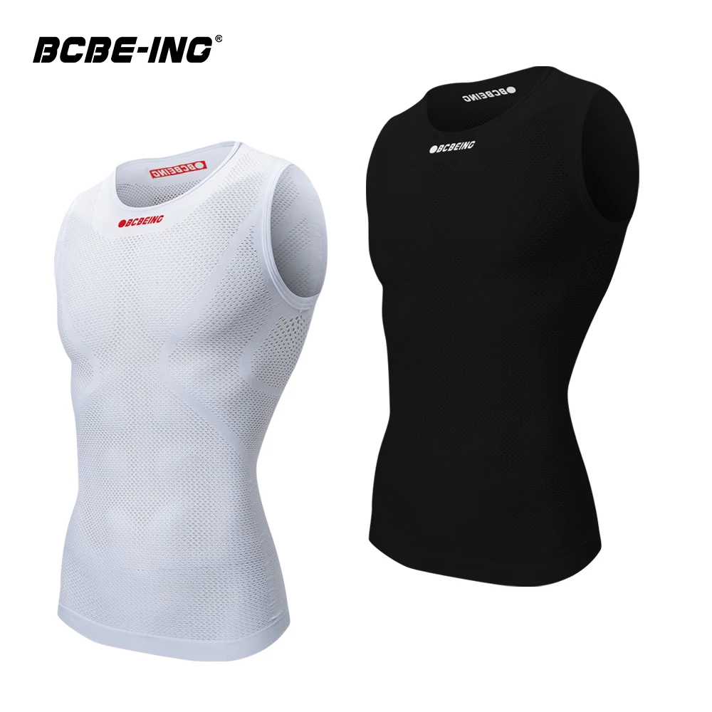 

BCBE-ING Cycling Base Layer Men Compression Seamless Undershirt Cycling Inner Sports Underwear Breathable Bike First Layer
