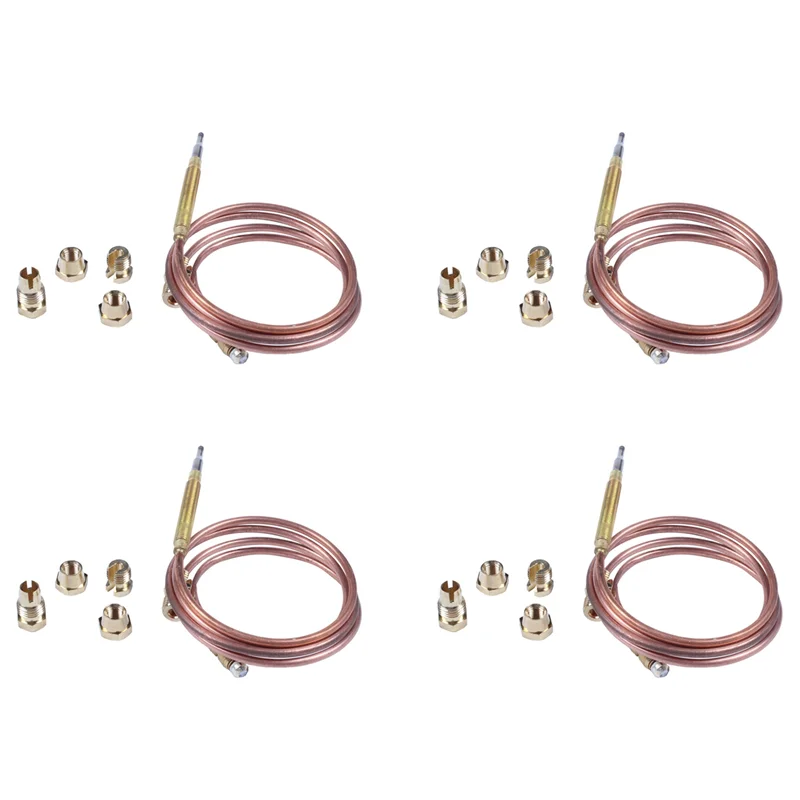 

Y51A-4Set Универсальный комплект термопары для газовой плиты 900 мм M6X0,75 с пролитыми гайками (20) Сменная термопара