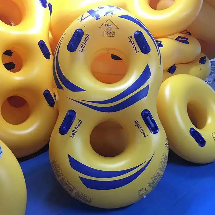 

High Quality Manufacturer PVC double Inflatable Swimming Ring for pool Water Park Beach Toy